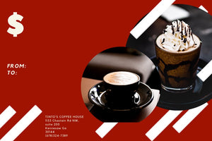 Tinto's Coffee House Gift Card